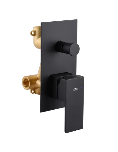 Змішувач для душу прихованого монтажу Topaz Odiss TO-18205-H66-BL, без виливу