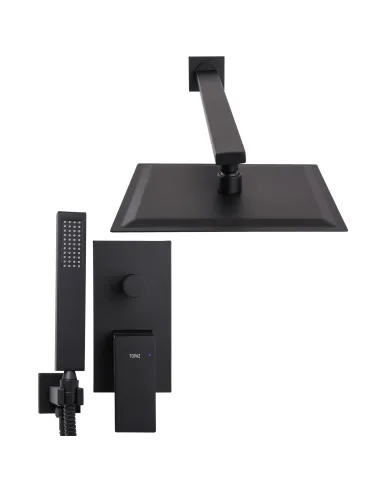 Змішувач для душу прихованого монтажу Topaz Odiss TO-18205-H66-BL, без виливу