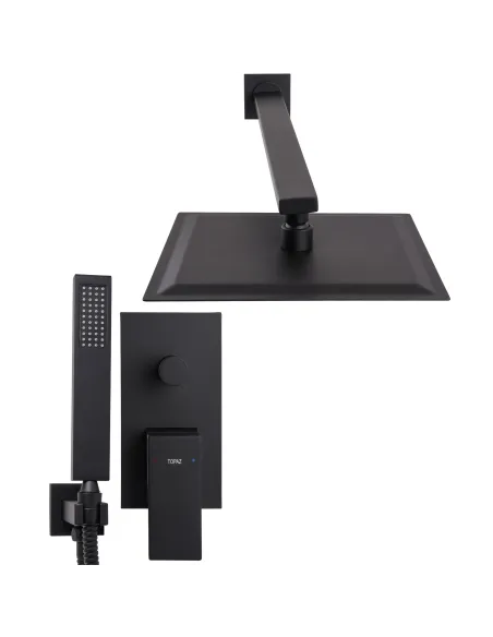 Змішувач для душу прихованого монтажу Topaz Odiss TO-18205-H66-BL, без виливу Змішувач для душу прихованого монтажу Topaz Odiss TO-18205-H66-BL, без виливу