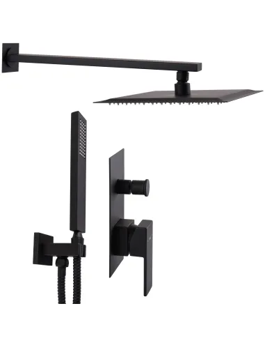 Змішувач для душу прихованого монтажу Topaz Odiss TO-18205-H66-BL, без виливу