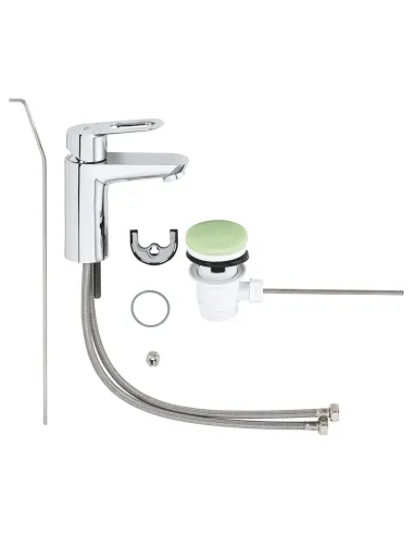 Змішувач для умивальника Grohe BauLoop 23335000 (з донним клапаном) купити у Дніпрі та Києві - ціна від КТУ