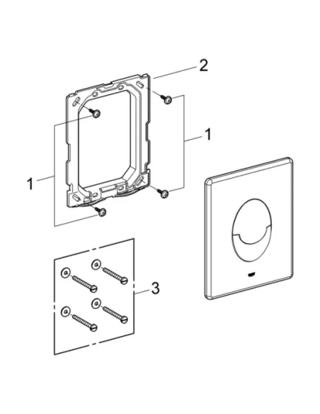 Кнопка спуску Grohe Skate Air 38505SH0 (білий) купити у Дніпрі та Києві - ціна від КТУ