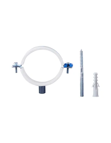 Хомут для трубы 75 - 80 мм Thermo Alliance Forte SF10063 в сборе с гайкой и дюбелем