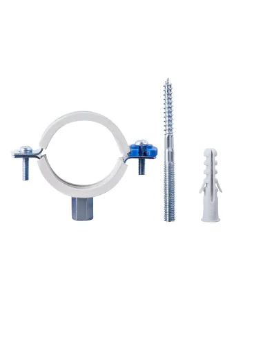 Хомут для труби 47 - 51 мм Thermo Alliance Forte SF10040 у зборі з гайкою та дюбелем