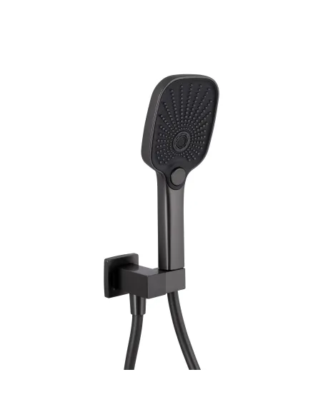 Душевая система Q-Тap Gemini QTGEM114GMB45704 Gunmetal Black PVD, скрытого монтажа