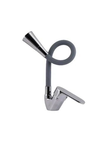Смеситель для кухни Lidz Tani 008F3 LDTAN008F3GCR39507 Grey / Chrome, с гибким изливом
