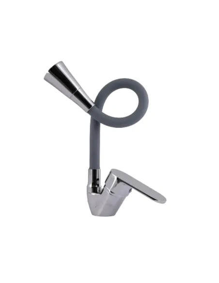 Смеситель для кухни Lidz Tani 008F3 LDTAN008F3GCR39507 Grey / Chrome, с гибким изливом