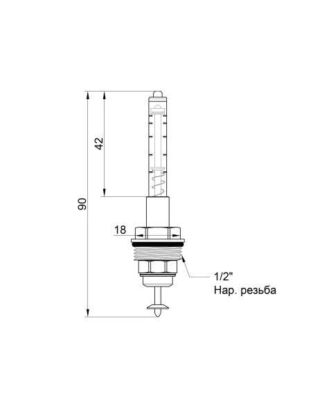 Расходомер для коллектора Icma 168 Gruppo Vitone 1/2 х 3/4 дюйма Расходомер для коллектора Icma 168 Gruppo Vitone 1/2 х 3/4 дюйма