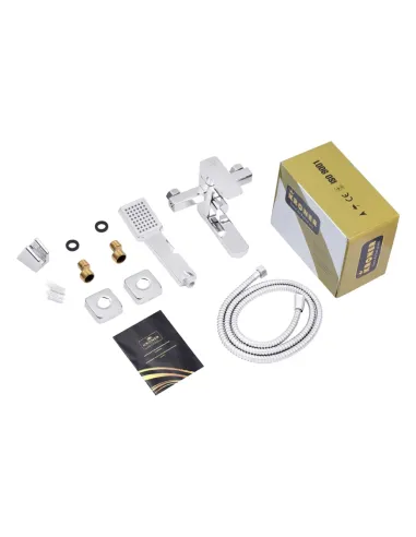 Змішувач для ванни Kroner KRM Ems — C060 з душовим набором.