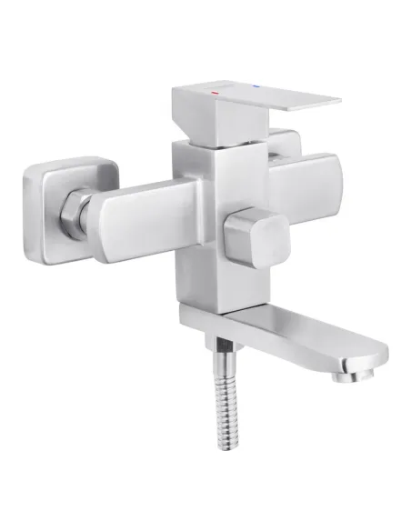 Змішувач для ванни Kroner KRP Edelstahl Kubus - ESG060 з душовим набором. Змішувач для ванни Kroner KRP Edelstahl Kubus - ESG060 з душовим набором.