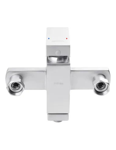 Змішувач для ванни Kroner KRP Edelstahl Kubus - ESG060 з душовим набором.