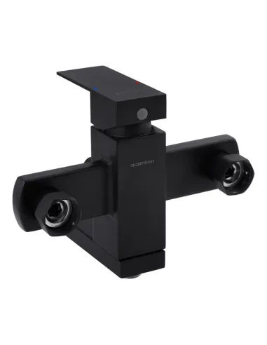 Смеситель для ванны Kroner KRP Edelstahl Kubus — SCH060, с душевым набором