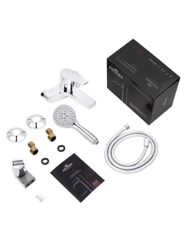 Смеситель для ванны Kroner KRP Enzo — C060, с душевым набором