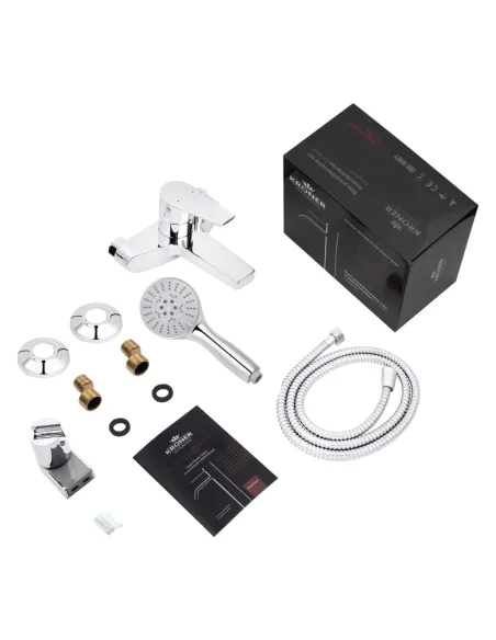 Смеситель для ванны Kroner KRP Enzo — C060, с душевым набором