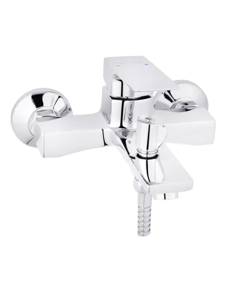 Смеситель для ванны Kroner KRP Harz — C060, с душевым набором Смеситель для ванны Kroner KRP Harz — C060, с душевым набором