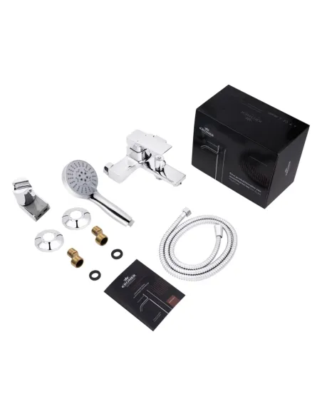 Смеситель для ванны Kroner KRP Harz — C060, с душевым набором Смеситель для ванны Kroner KRP Harz — C060, с душевым набором