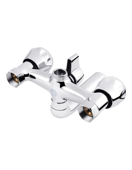 Смеситель для ванны Kroner KRP Hamburg — C060, двухвентильный, душевой набор