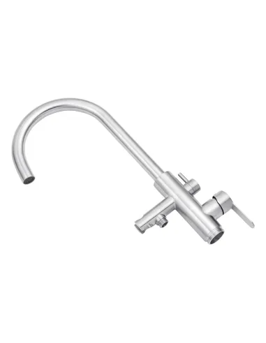 Змішувач для ванни Kroner KRP Edelstahl Klassisch - ESG077, підлоговий, з душовим набором