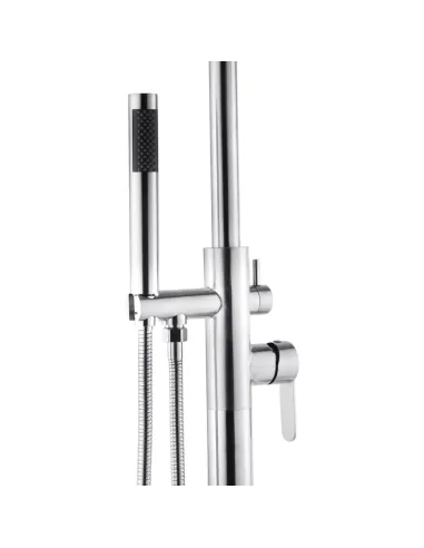 Змішувач для ванни Kroner KRP Edelstahl Klassisch - ESG077, підлоговий, з душовим набором