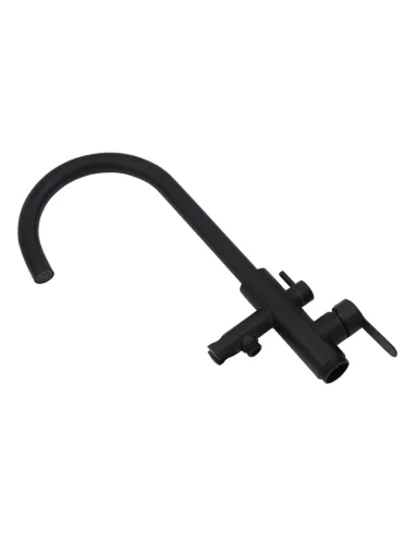 Смеситель для ванны Kroner KRP Edelstahl Klassisch — SCH077, напольный, с душевым набором