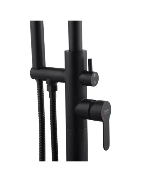 Змішувач для ванни Kroner KRP Edelstahl Klassisch — SCH077, підлоговий, з душовим набором Змішувач для ванни Kroner KRP Edelstahl Klassisch — SCH077, підлоговий, з душовим набором