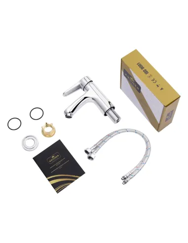 Змішувач для умивальника Kroner KRM Elbe - C010, одноважільний