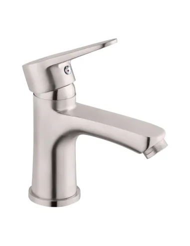 Смеситель для умывальника Kroner KRM Elbe - N010, никель, однорычажный