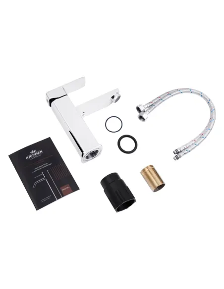 Смеситель для умывальника Kroner KRM Ems — C010, однорычажный