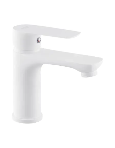 Змішувач для умивальника Kroner KRM Fulda - W010, білий, одноважільний