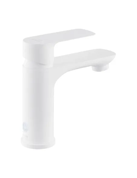 Змішувач для умивальника Kroner KRM Fulda - W010, білий, одноважільний