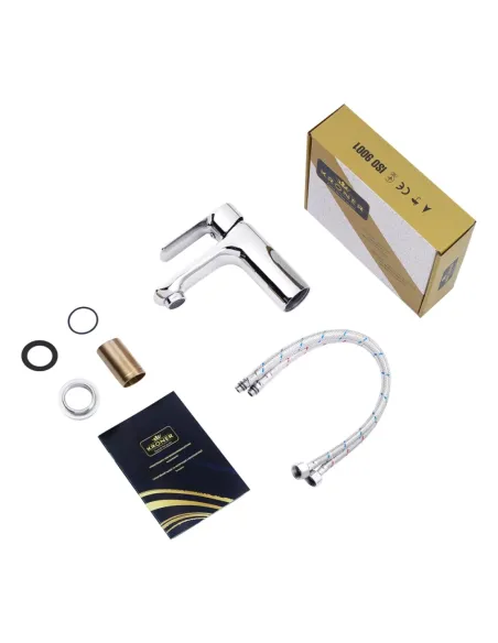 Змішувач для умивальника Kroner KRM Main - C010, одноважільний