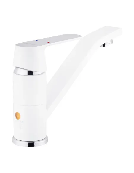 Змішувач для умивальника Kroner KRP Armada - W011, білий, одноважільний