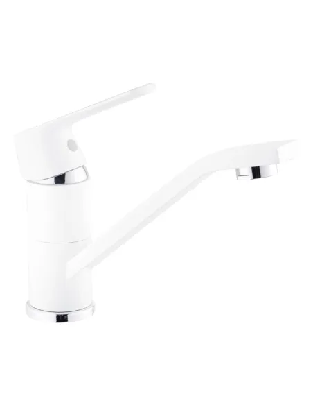 Смеситель для умывальника Kroner KRP Armada — W011, белый, однорычажный