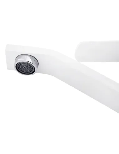 Смеситель для умывальника Kroner KRP Armada — W011, белый, однорычажный