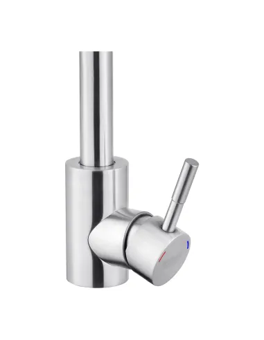 Смеситель для умывальника Kroner KRP Edelstahl Klassisch — ESG011, никель, однорычажный