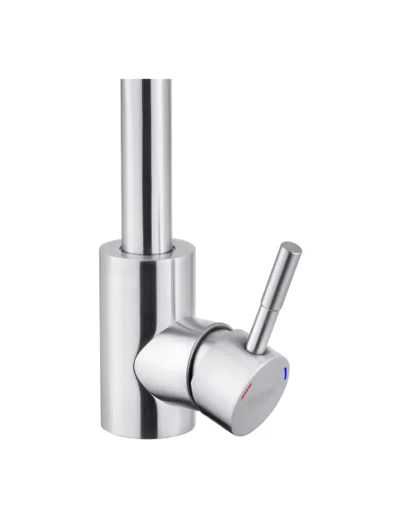 Змішувач для умивальника Kroner KRP Edelstahl Klassisch — ESG011, нікель, одноважільний