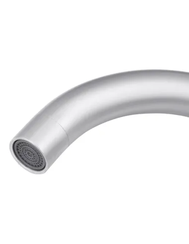 Змішувач для умивальника Kroner KRP Edelstahl Klassisch — ESG011, нікель, одноважільний