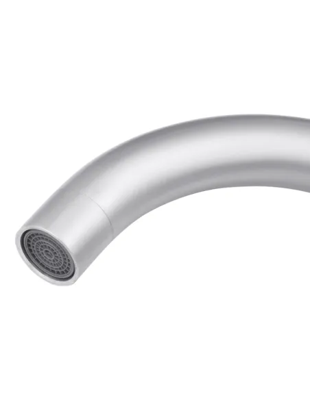 Змішувач для умивальника Kroner KRP Edelstahl Klassisch — ESG011, нікель, одноважільний