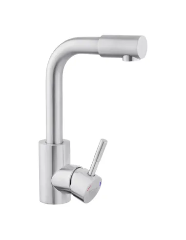 Змішувач для умивальника Kroner KRP Edelstahl Klassisch - ESG012, нікель, одноважільний