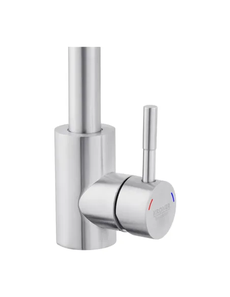 Змішувач для умивальника Kroner KRP Edelstahl Klassisch - ESG012, нікель, одноважільний