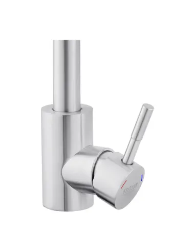 Смеситель для умывальника Kroner KRP Edelstahl Klassisch — ESG012, никель, однорычажный