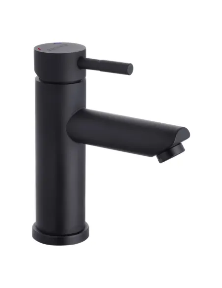 Змішувач для умивальника Kroner KRP Edelstahl Klassisch - SCH010, чорний, одноважільний