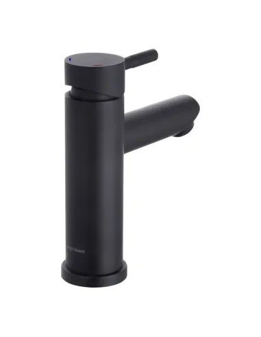 Змішувач для умивальника Kroner KRP Edelstahl Klassisch - SCH010, чорний, одноважільний