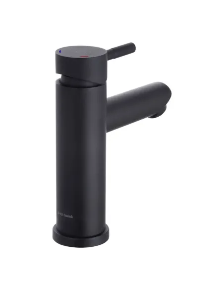 Смеситель для умывальника Kroner KRP Edelstahl Klassisch — SCH010, черный, однорычажный Смеситель для умывальника Kroner KRP Edelstahl Klassisch — SCH010, черный, однорычажный