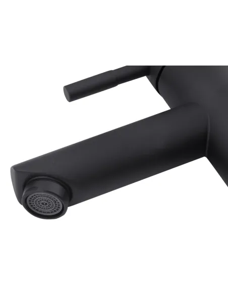 Смеситель для умывальника Kroner KRP Edelstahl Klassisch — SCH010, черный, однорычажный Смеситель для умывальника Kroner KRP Edelstahl Klassisch — SCH010, черный, однорычажный