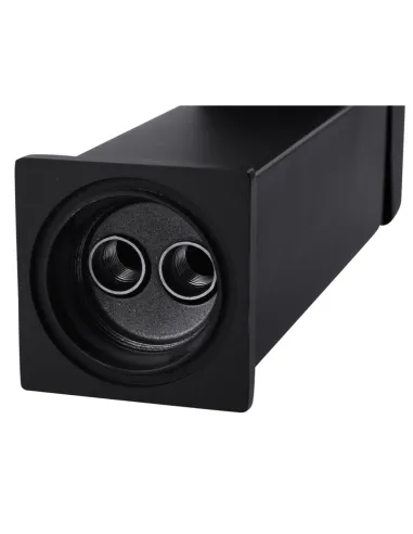 Смеситель для умывальника Kroner KRP Edelstahl Kubus — SCH010, черный, однорычажный