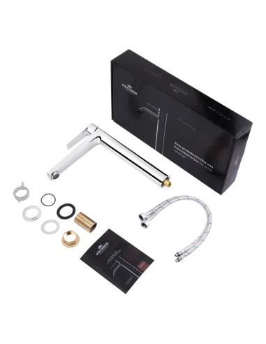 Змішувач для умивальника Kroner KRP Eifel - C010-3, одноважільний