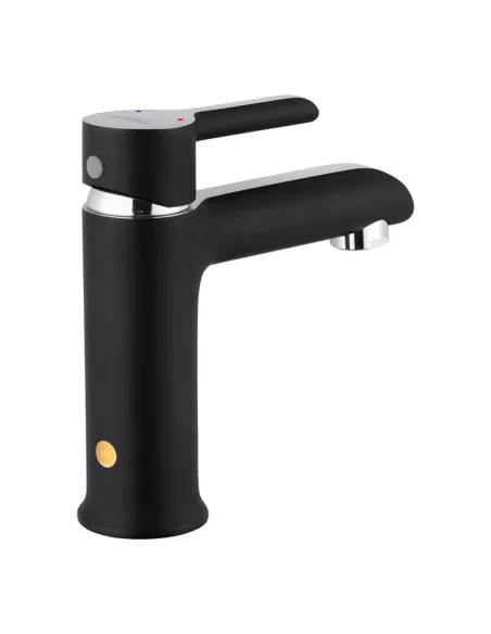 Змішувач для умивальника Kroner KRP Essen - SCH010, чорний, одноважільний