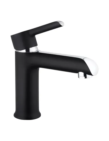 Змішувач для умивальника Kroner KRP Essen - SCH010, чорний, одноважільний