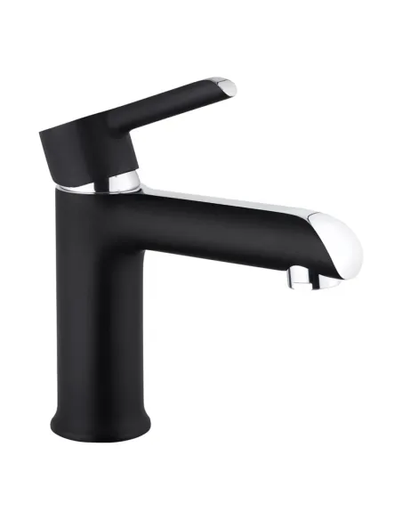 Змішувач для умивальника Kroner KRP Essen - SCH010, чорний, одноважільний